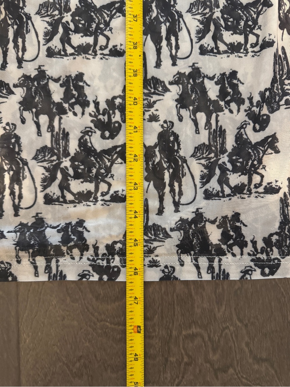 2 Fly Co Cowboy Western Print Mesh Dress NWT - Picture 11 of 11